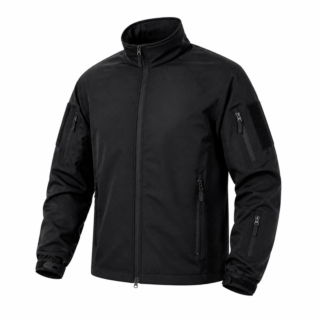 Men's delta tactical softshell jacket in Black