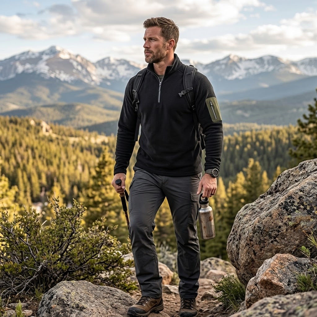 TWS RidgeWarm Men’s Tactical Double-sided Fleece Pullover