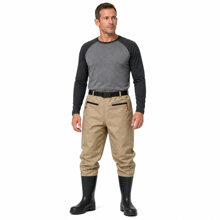 Lightweight Reinforced Nylon Waist Waders | Summer-Ready & Breathable