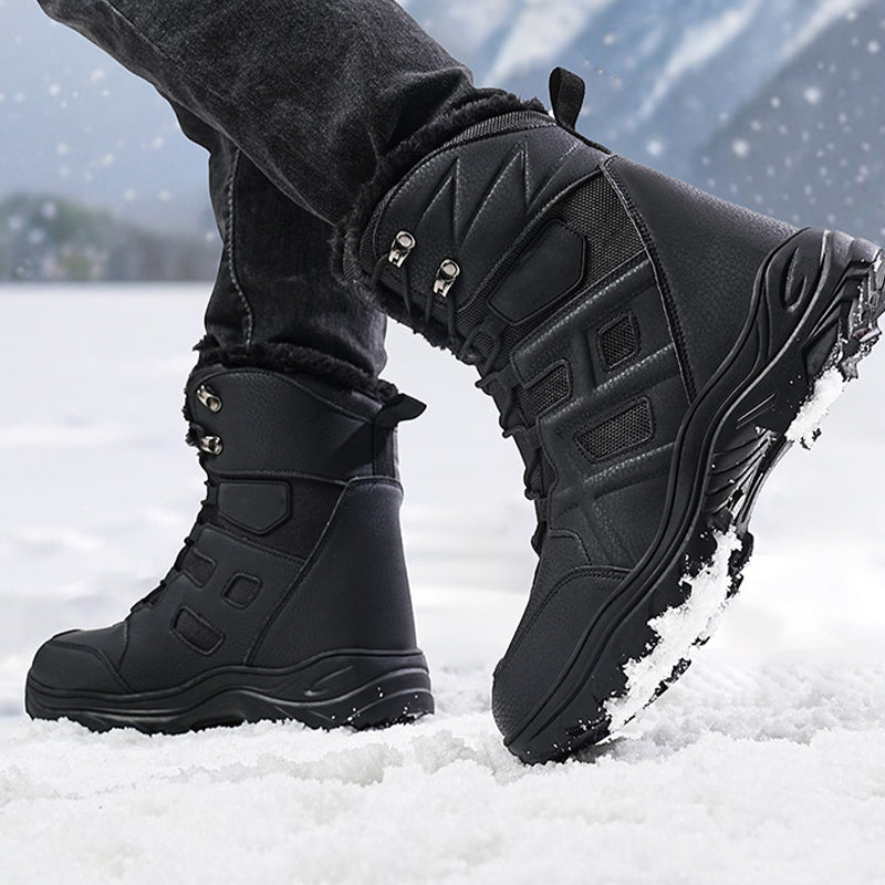 TWS Warm Fur Lined Outdoor Combat Boots