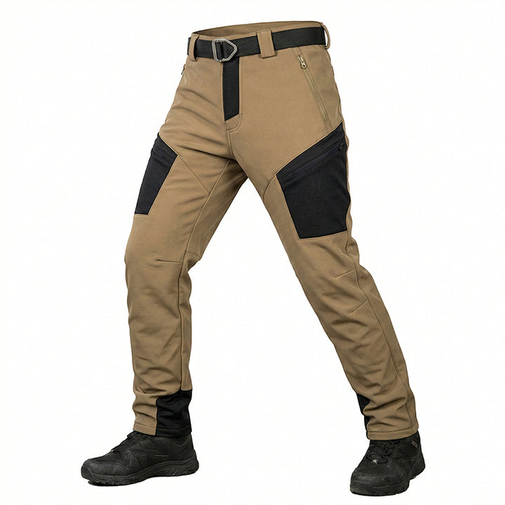 Grampus Men's Softshell Waterproof Outdoor Cargo Trousers for Winter