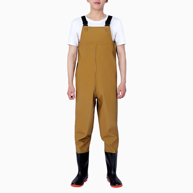 TWS Fishing Waders with Boots for Men Waterproof Wader PVC Waterproof Wader for Fly Fishing