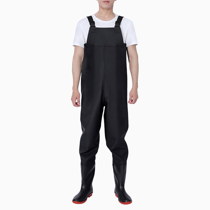 TWS Fishing Waders with Boots for Men Waterproof Wader PVC Waterproof Wader for Fly Fishing