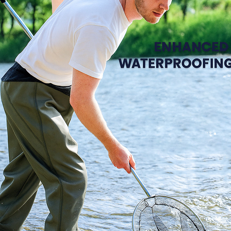 Men's Fishing Waders Waterproof Fishing Trousers with Boots