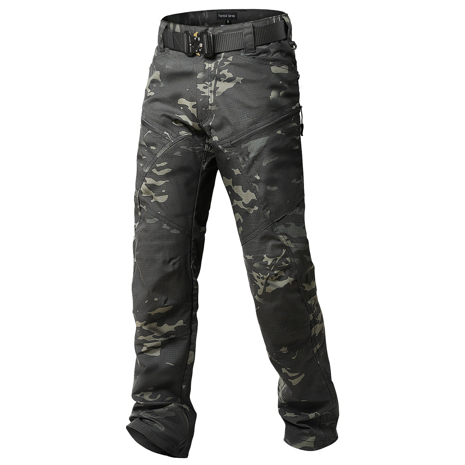 Men s Urban Pro Stretch Tactical Trousers Dark Camo