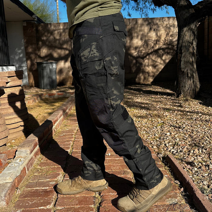 Thunder Pro Waterproof Rip-Stop Tactical Trousers Dark Camo