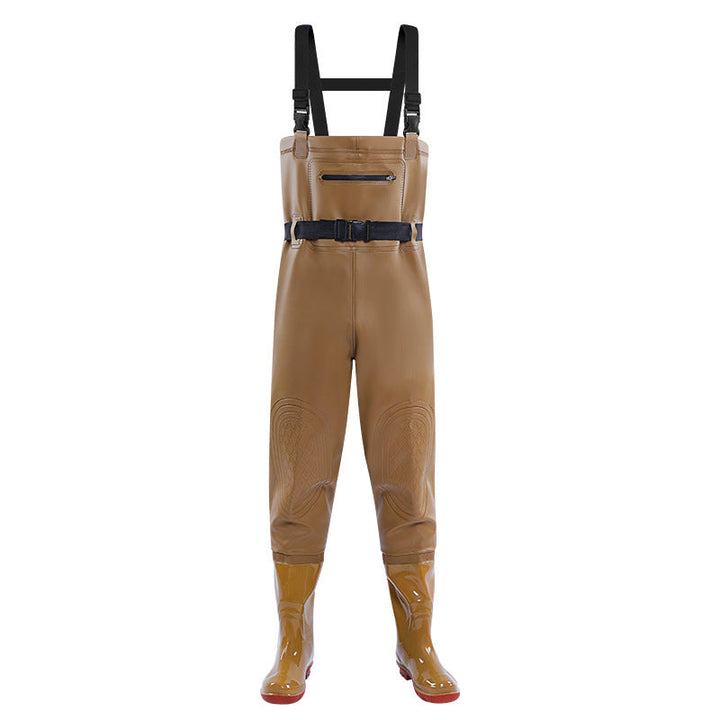 TWS Chest Waders with Boots – Waterproof Fishing & Hunting Waders for Men & Women, Durable 2-Ply Nylon/PVC Chest Waders for Outdoor Use