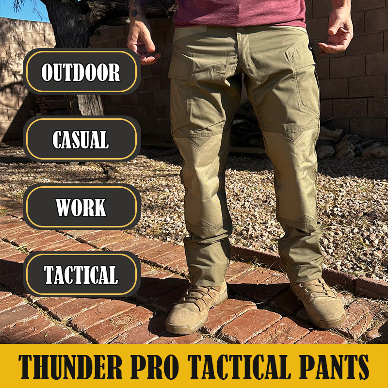 Thunder Pro Waterproof Rip-Stop Tactical Trousers Khaki