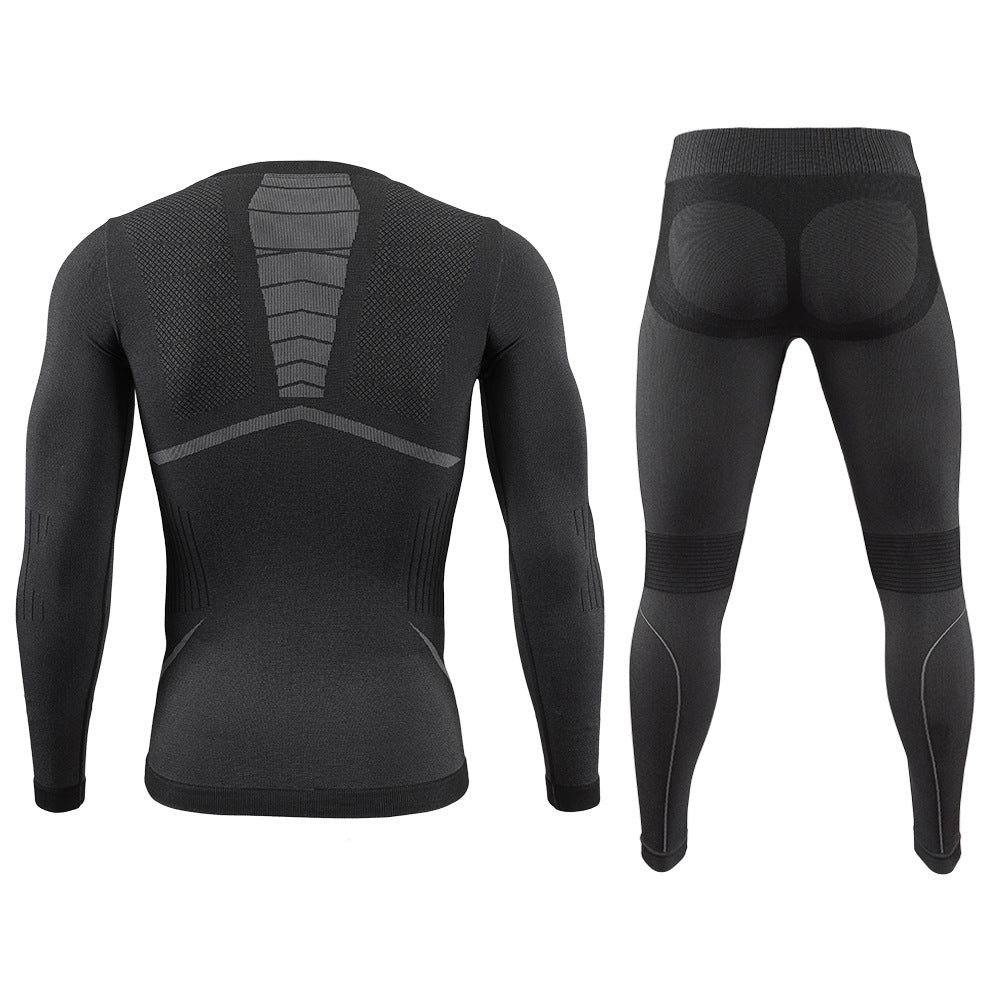 Men's Seamless V Fitness Underwear Tactical Sports Shapewear Set