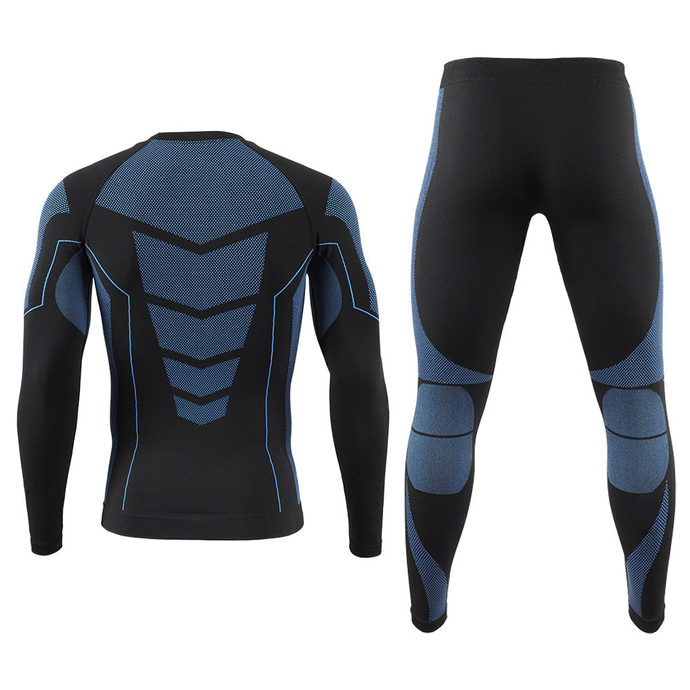 Men's Seamless VI Fitness Underwear Tactical Sports Shapewear Set