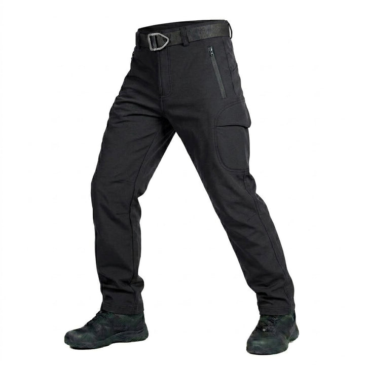 Men's Water-Resistant Tactical Multi-Pocket Softshell Trousers
