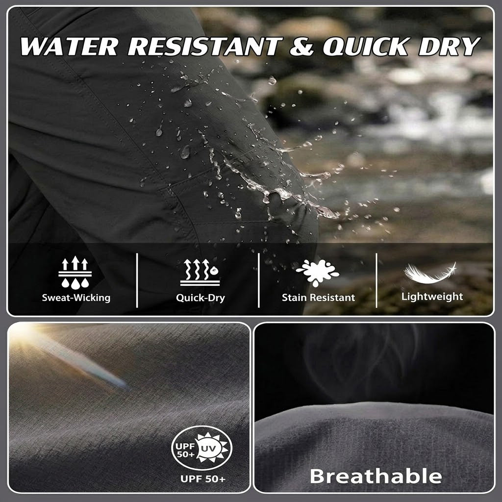 Men's Quick-Dry Waterproof UV Protection Trousers