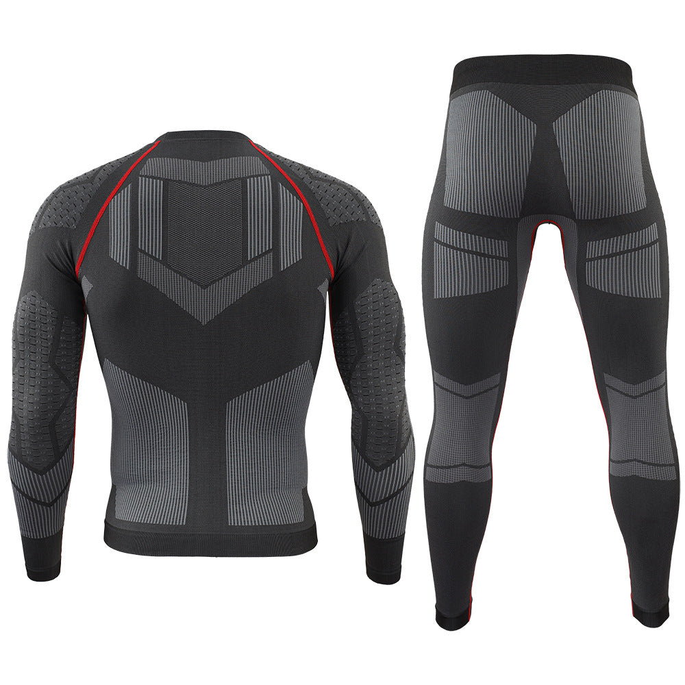 Men's Ski Fitness Underwear Tactical Sports Shapewear Set