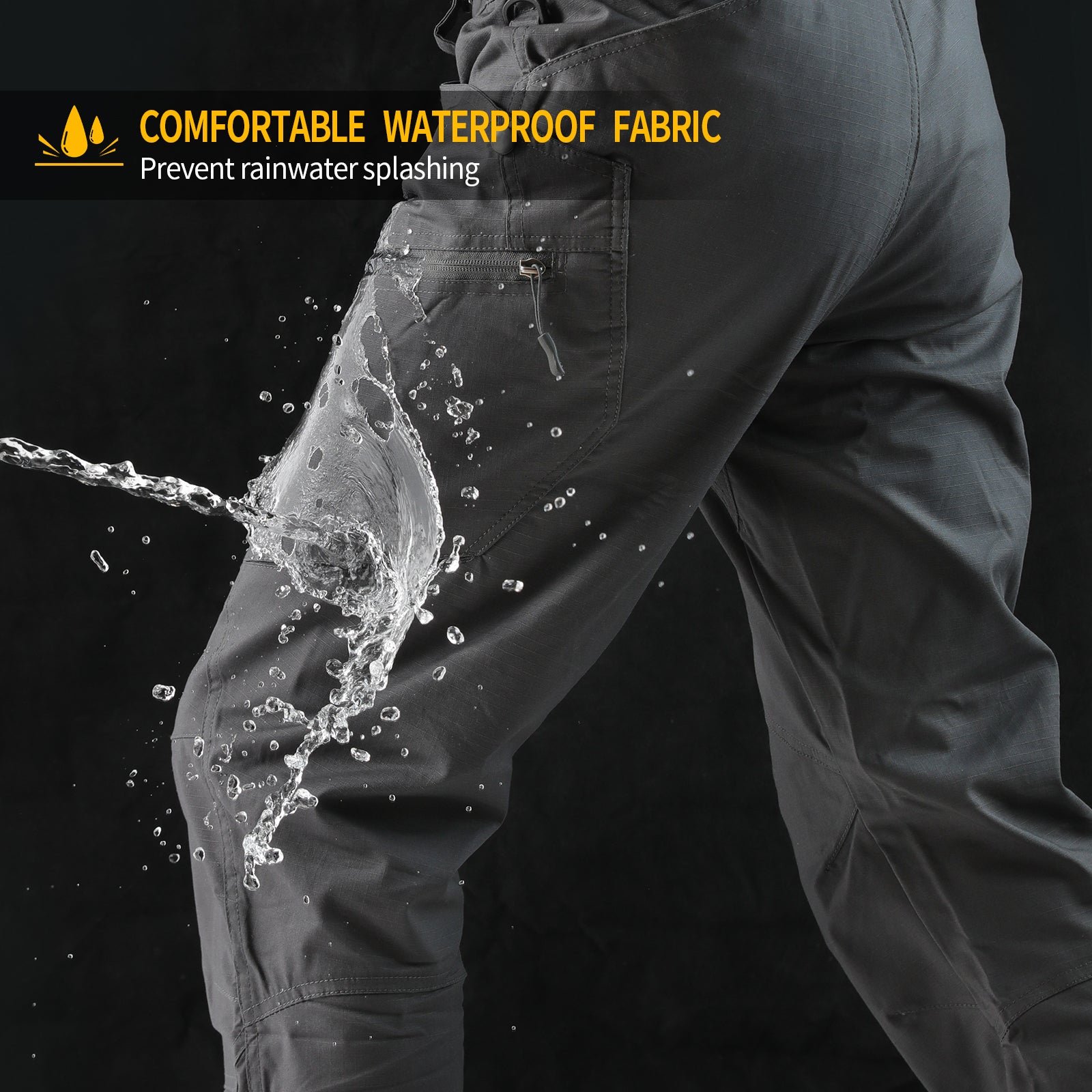 Men's Urban Pro Stretch Tactical Pants | Charcoal Tac Pants