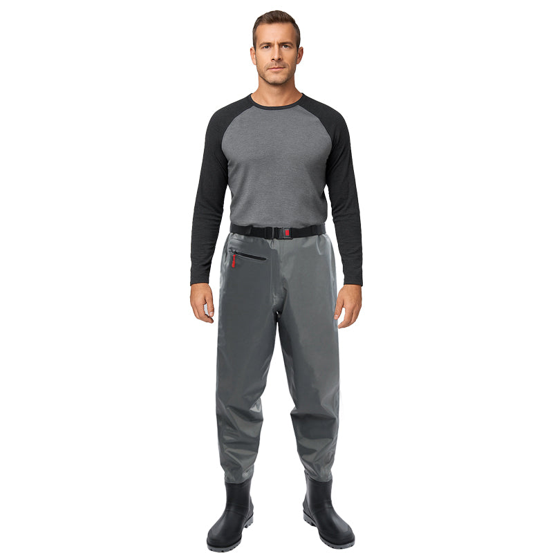 Fishing Waders for Men Waterproof Trousers with Boots