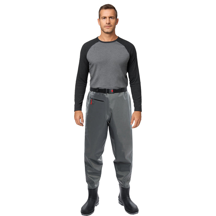 Fishing Waders for Men Waterproof Trousers with Boots