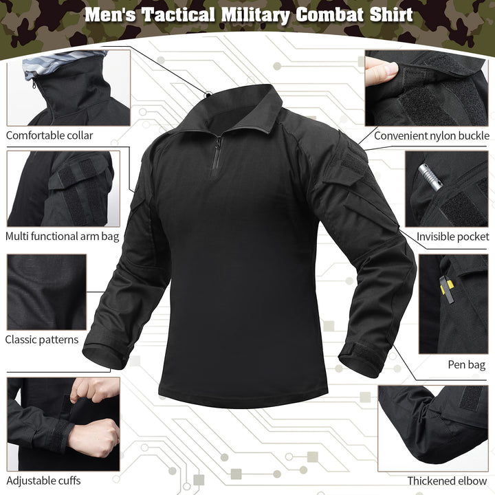 G3 Pro Rapid Assault Combat Shirt With Pockets Camouflage