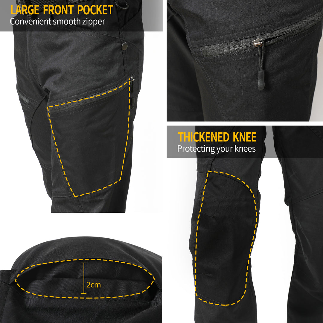 Men's Urban Pro Stretch Tactical Trousers Black