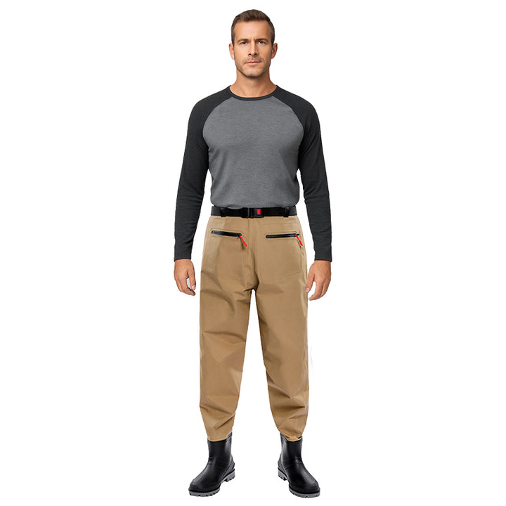 Fishing Waders for Men Waterproof Trousers with Boots