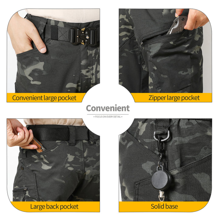 Men's Urban Pro Stretch Tactical Trousers Dark Camo