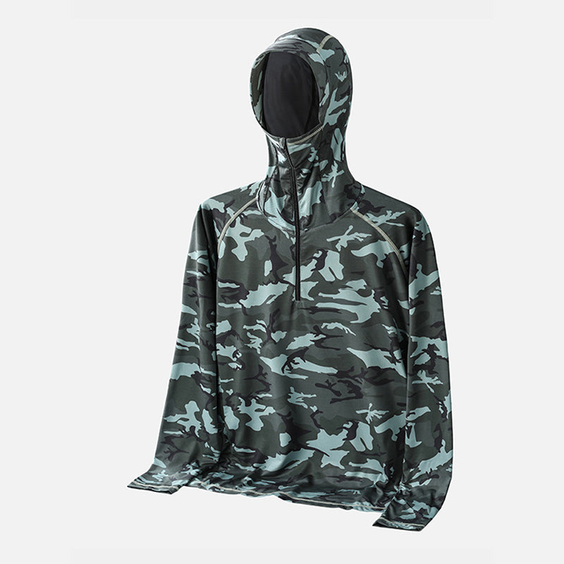 FieldGuard Camouflage Quick-Dry UV Fishing Shirt