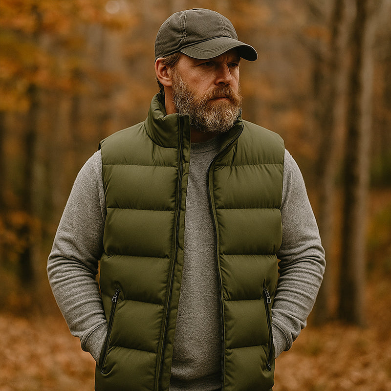 Men’s Thermal Cotton-Padded Bodywarmer