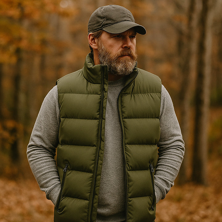 Men’s Thermal Cotton-Padded Bodywarmer