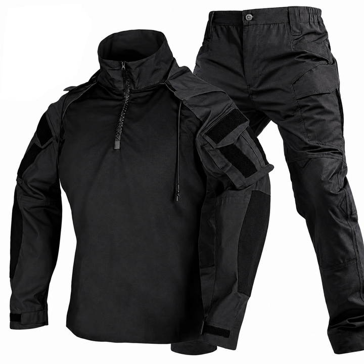 Men’s Tactical Uniform Set – Quick Dry Hoodie Combat Shirt, Trousers