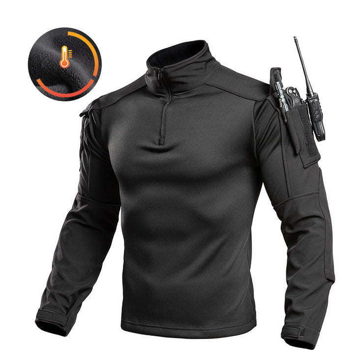 TWS RangeFlex Men’s Tactical Softshell Quarter-Zip Fleece Pullover
