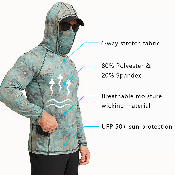FieldGuard Colorful Quick-Dry UV Protection Fishing Shirt
