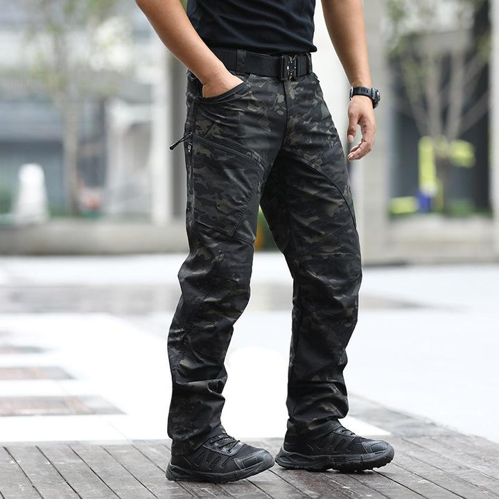 Men's Urban Pro Stretch Tactical Trousers Dark Camo