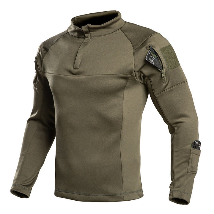 TWS Men’s Tactical Mid Layer Fleece Quarter-Zip Pullover