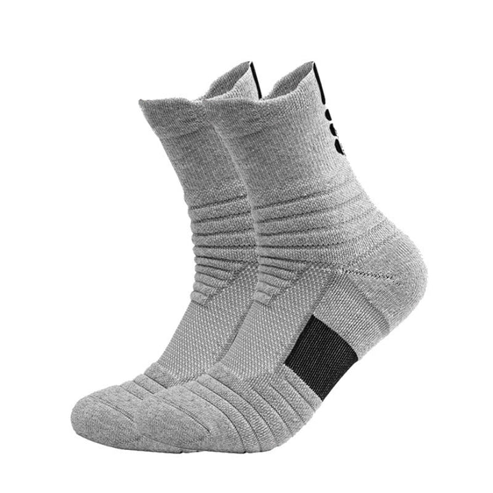 Men's Tactical Crew Socks, Thick Cushioned Moisture Wicking