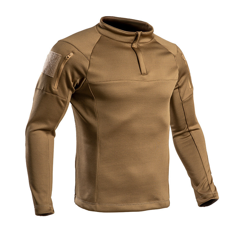 TWS Men’s Tactical Mid Layer Fleece Quarter-Zip Pullover