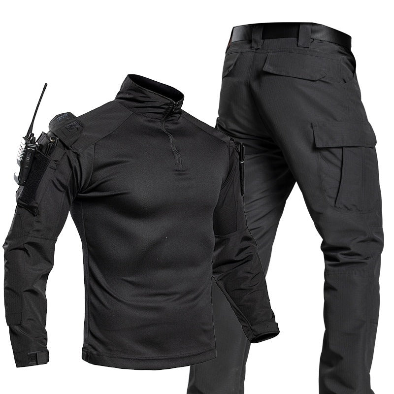 Men's Tactical Combat Shirt & Trousers Set – Waterproof Outdoor Utility Uniform