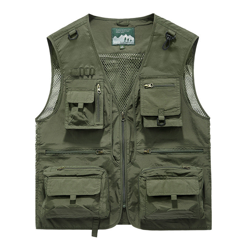 plus size mens fishing vest multiple pockets - Georgia plus size mens fishing vest multiple pockets - Georgia