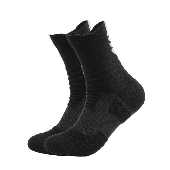 Men's Tactical Crew Socks, Thick Cushioned Moisture Wicking