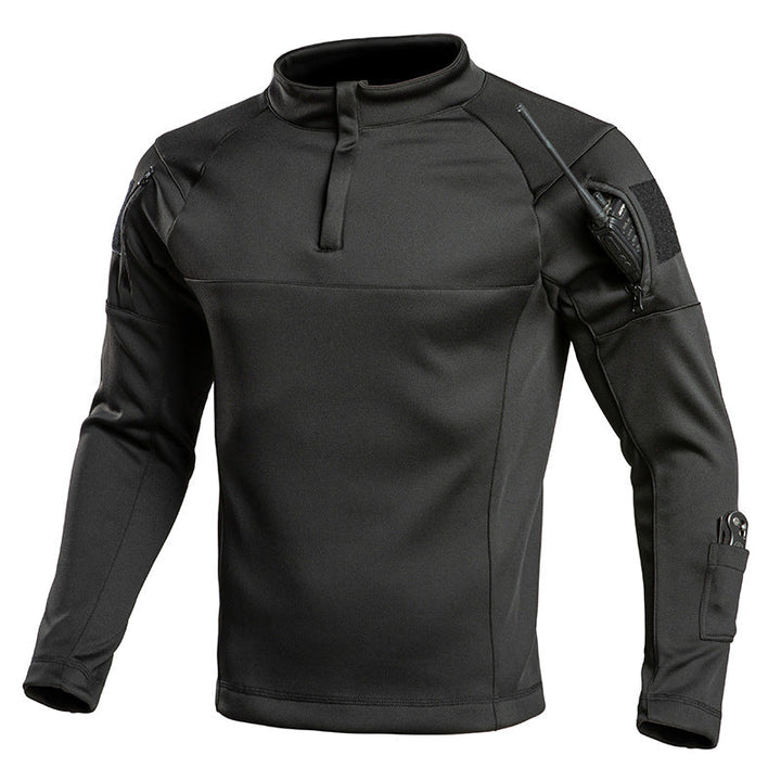 TWS Men’s Tactical Mid Layer Fleece Quarter-Zip Pullover