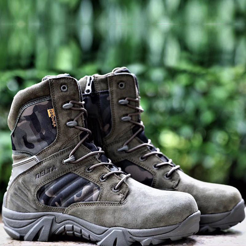 Men's Delta Mid Tactical Boots Light Duty Military Boots