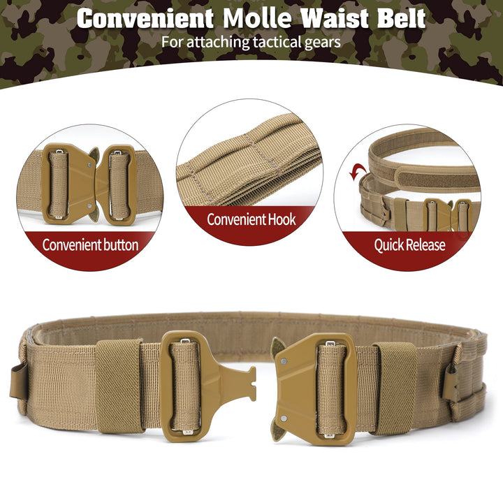 TWS 7 in 1 Quick Release Tactical Duty Belt
