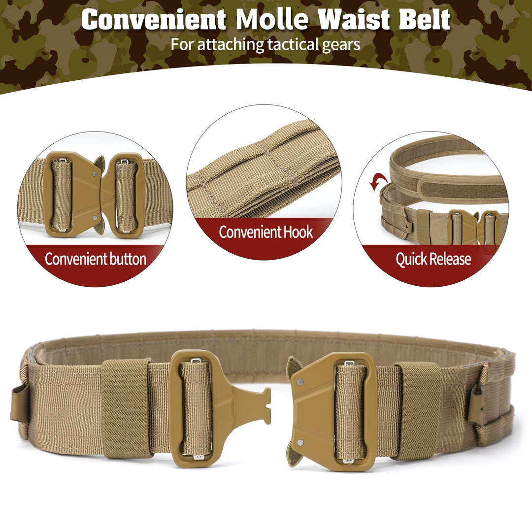 TWS 7 in 1 Quick Release Tactical Duty Belt