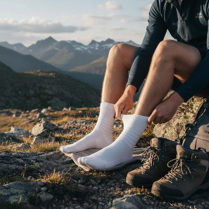 Men's Tactical Crew Socks, Thick Cushioned Moisture Wicking