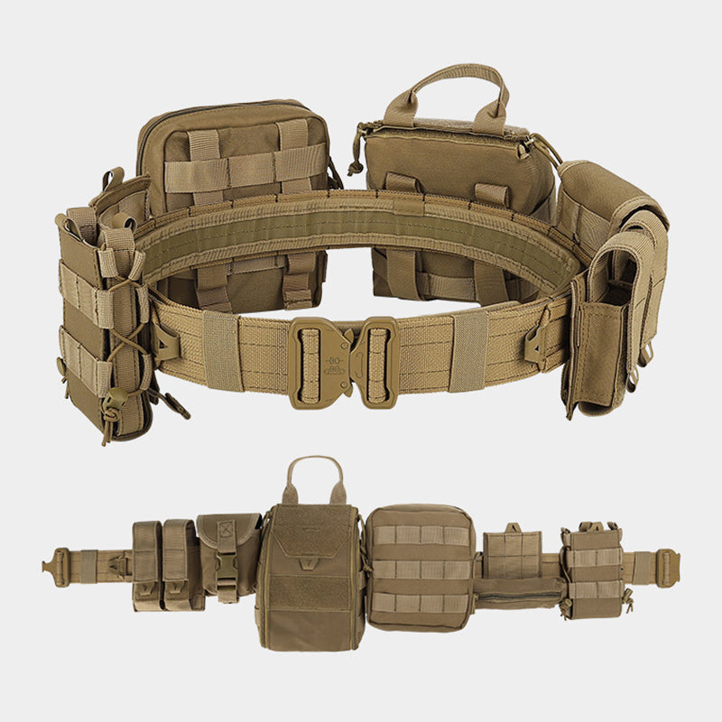 8 Set Pro Quick Release Tactical Molle Belt