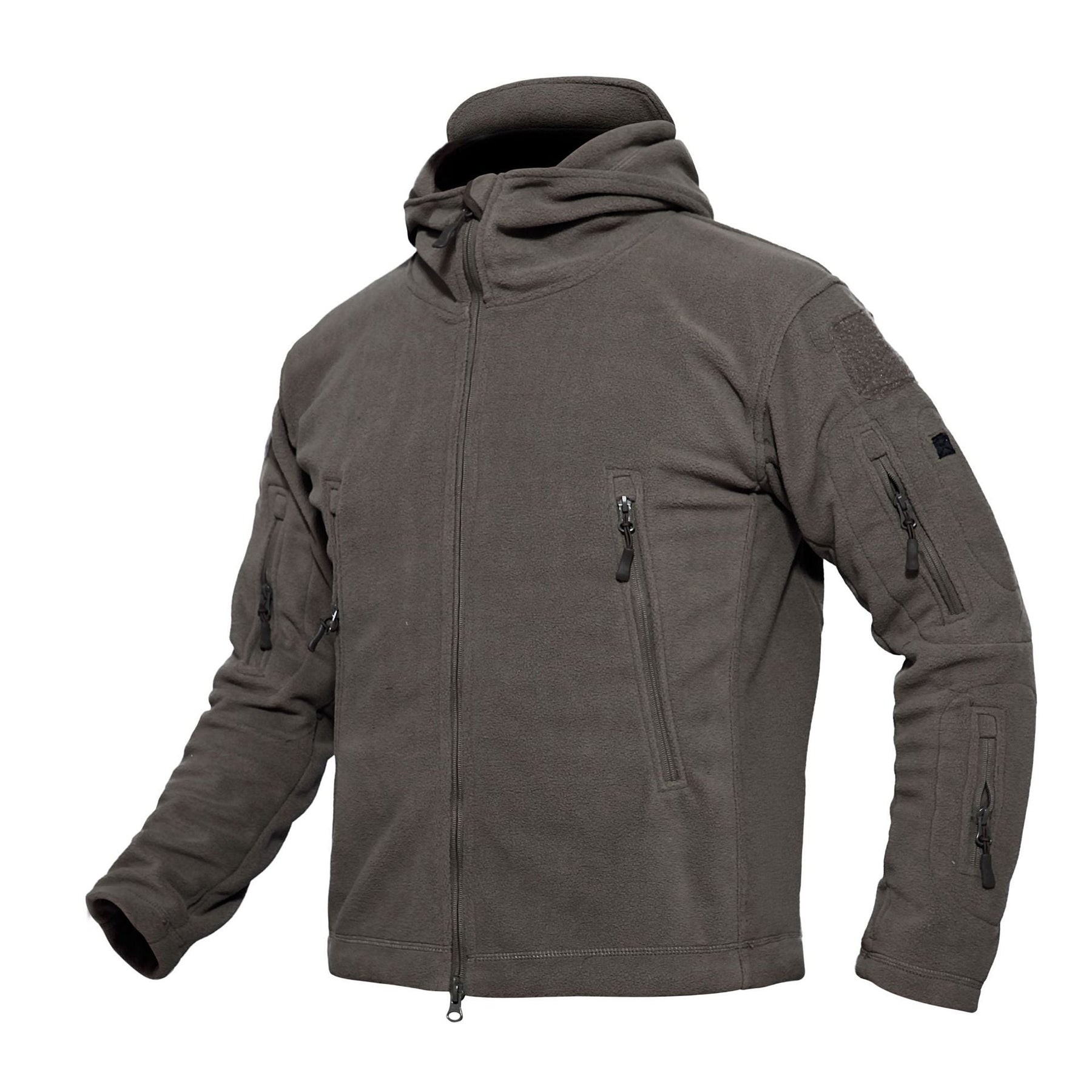 Archon Warm Fleece Hooded Tactical Military Jacket Coat – Tactical ...