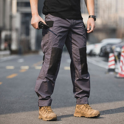 Summer Men's Tactical Combat Pants Lightweight Waterproof Work Cargo  Trousers