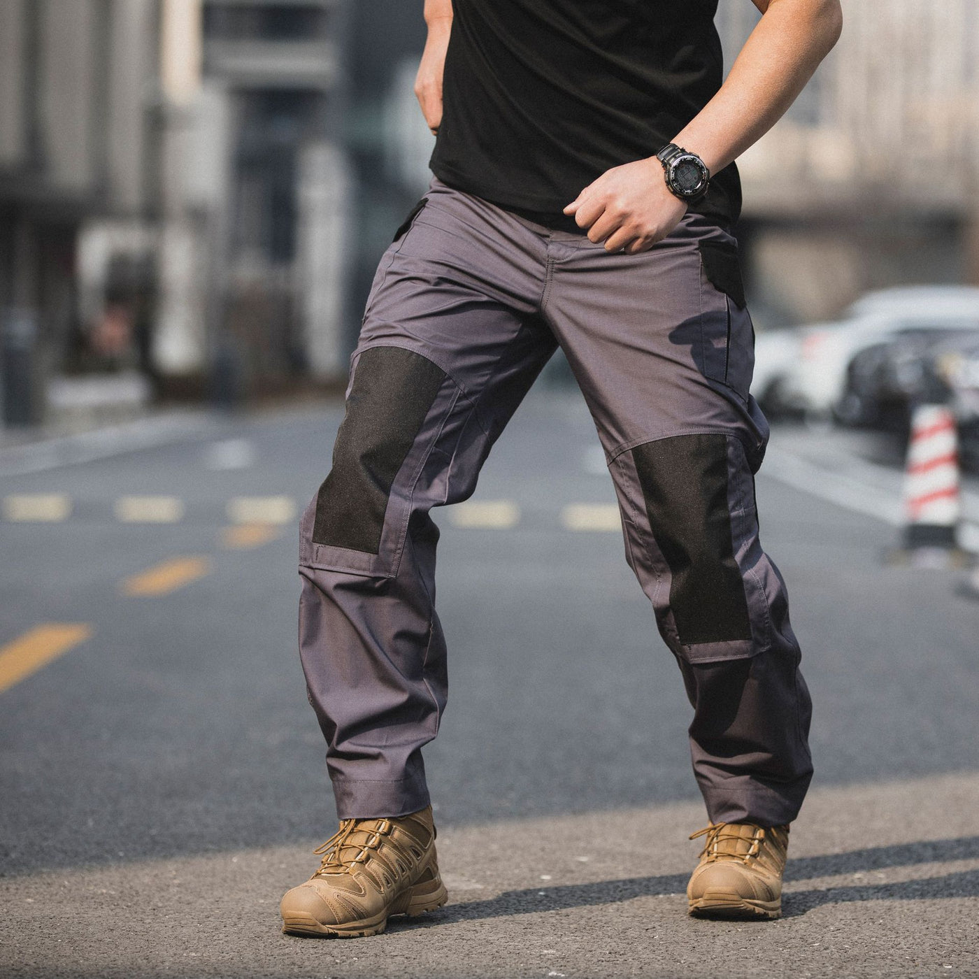 Men's Urban Waterproof Ripstop Cargo Trousers