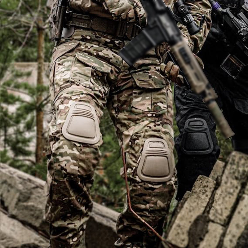 G3 Combat Trousers with Knee Pads Rip-Stop Tactical Trousers Camouflage