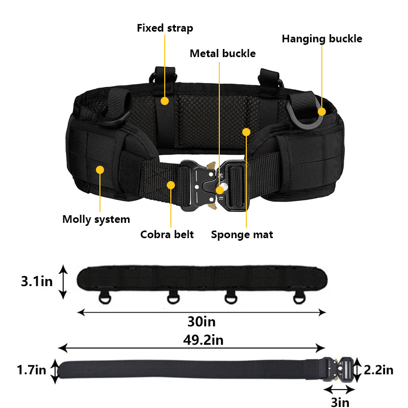 TWS Functional Quick Release Duty Belt Set